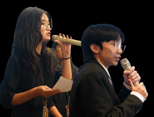 JOINMUN delegates speaking